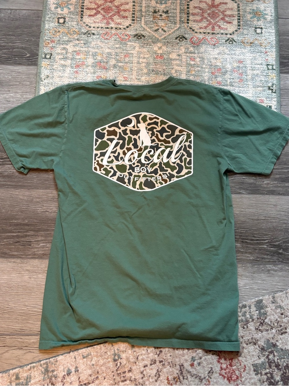 🐾Local Boy Outfitters🐾 Green Camo Tee